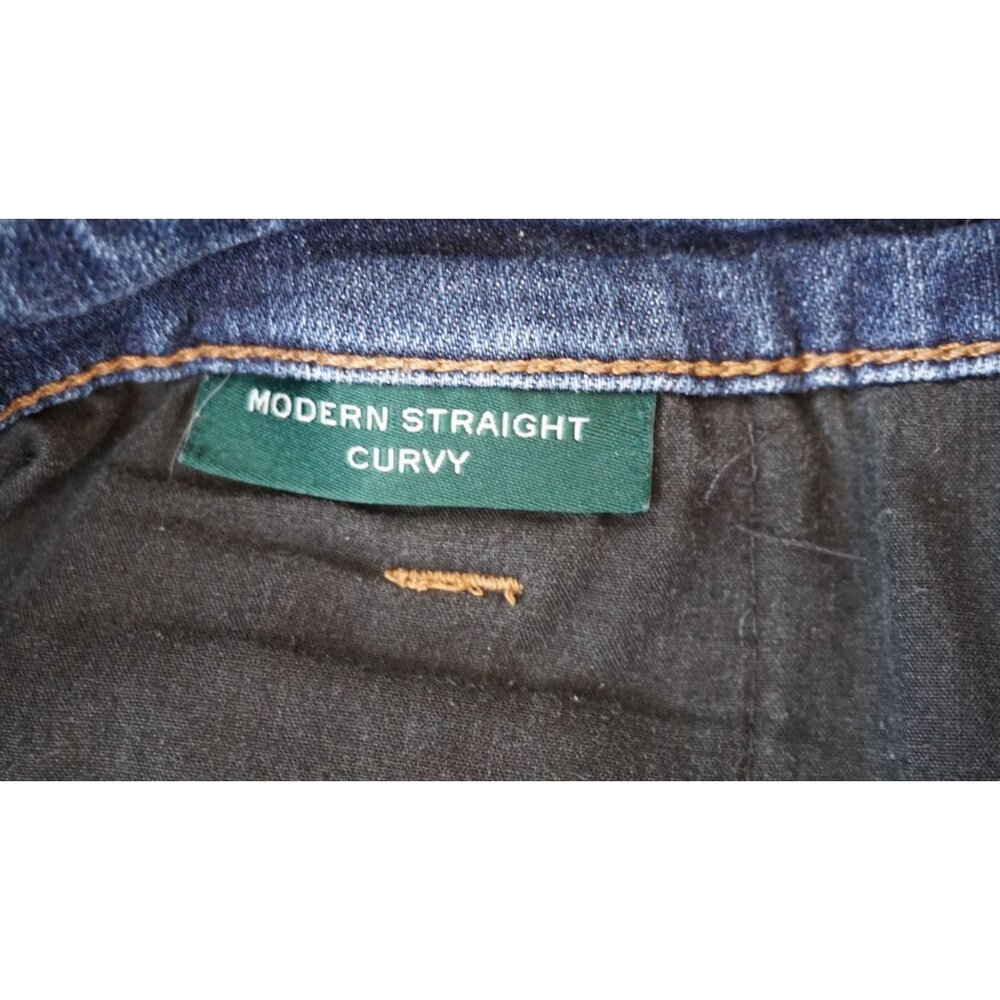 Lauren Ralph Lauren Women Blue Straight Jeans – Size 16 (Curvy Fit) - Picture 6 of 11